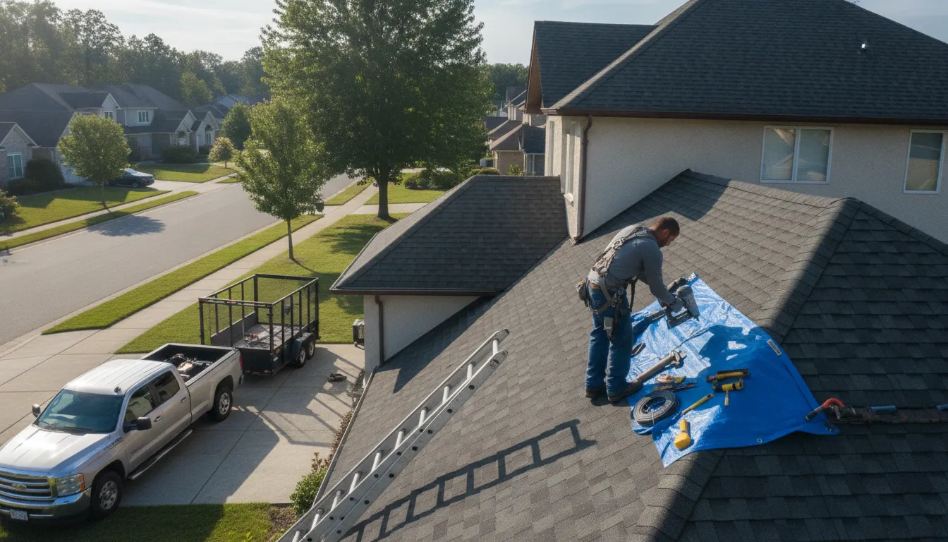 Roofing in Lakehurst